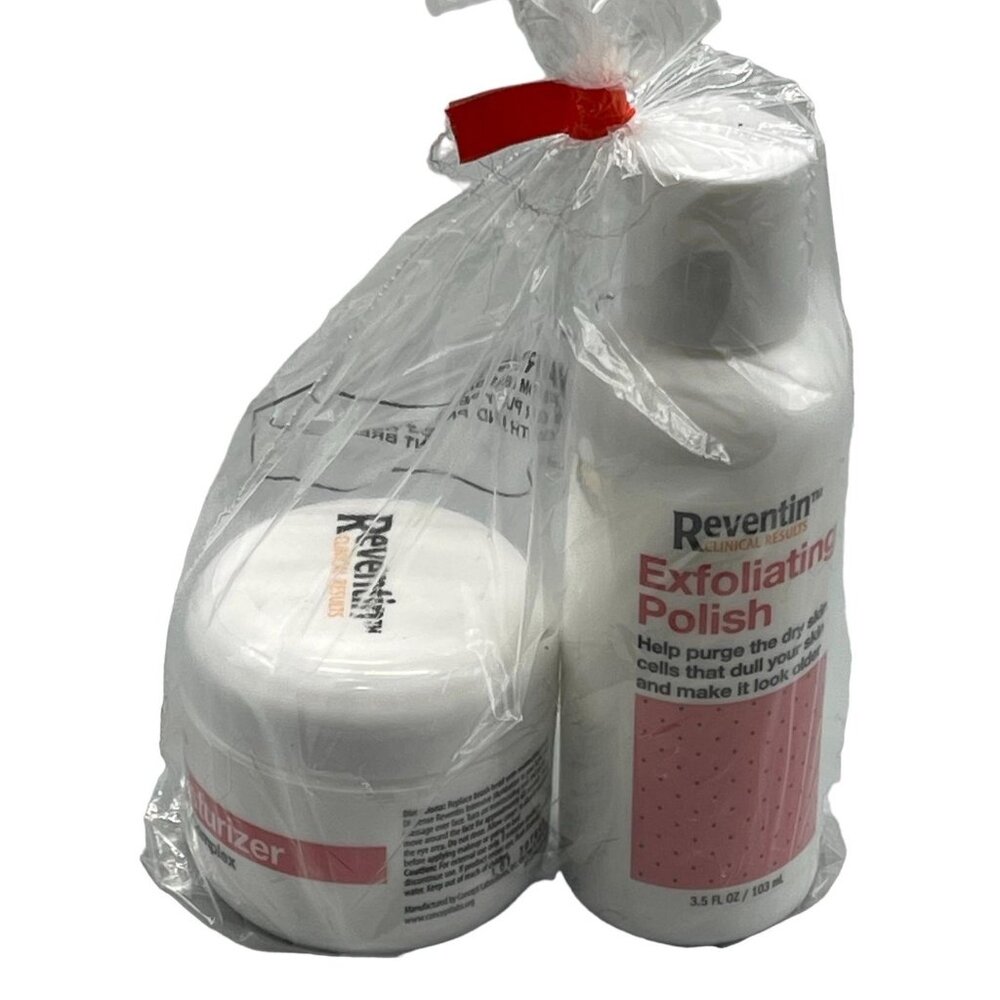 Reventin 2 pack Intensive Moisturizer 2floz Exfoliating Polish 3.5oz READ NEW